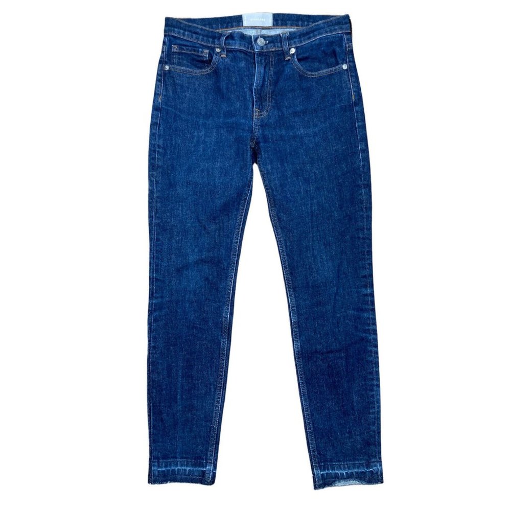 *Everlane Skinny Ankle Jeans Womens 28 Med Wash Cotton Casual Stretch